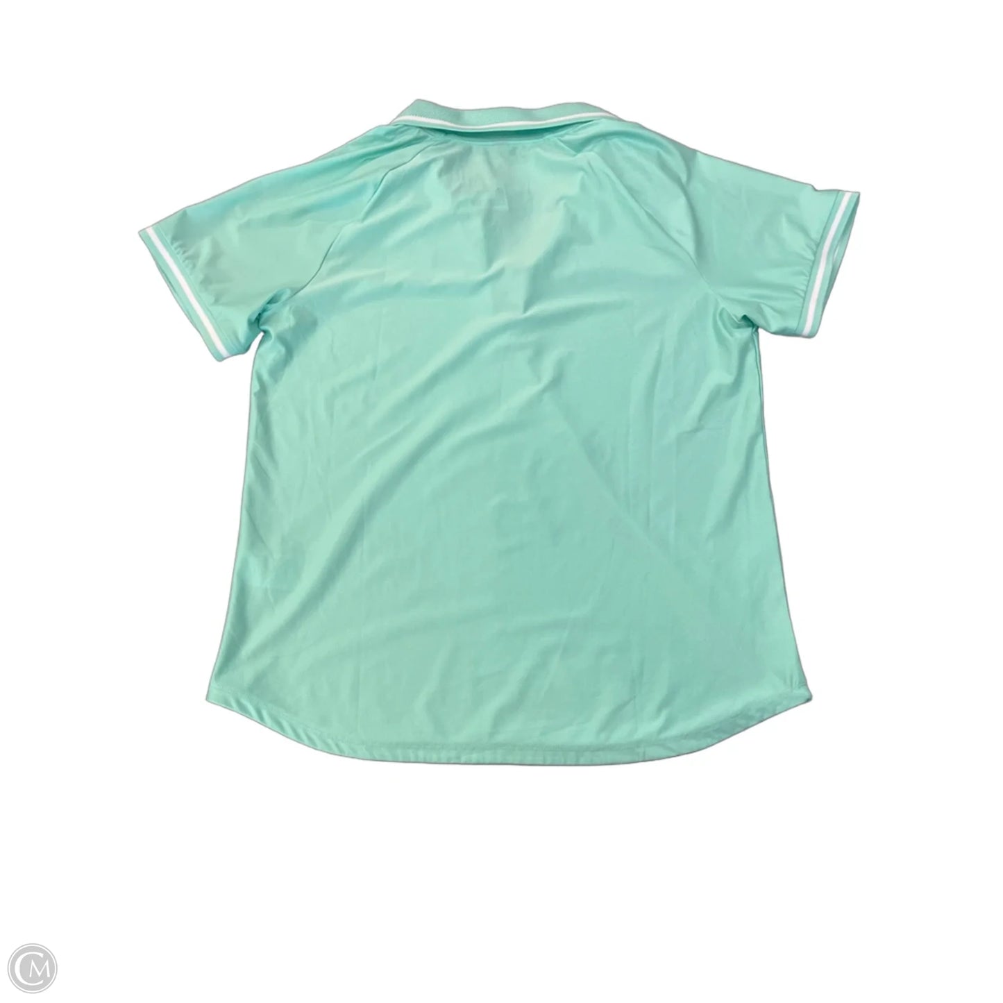 Athletic Top Short Sleeve By Mondetta In Green, Size: M