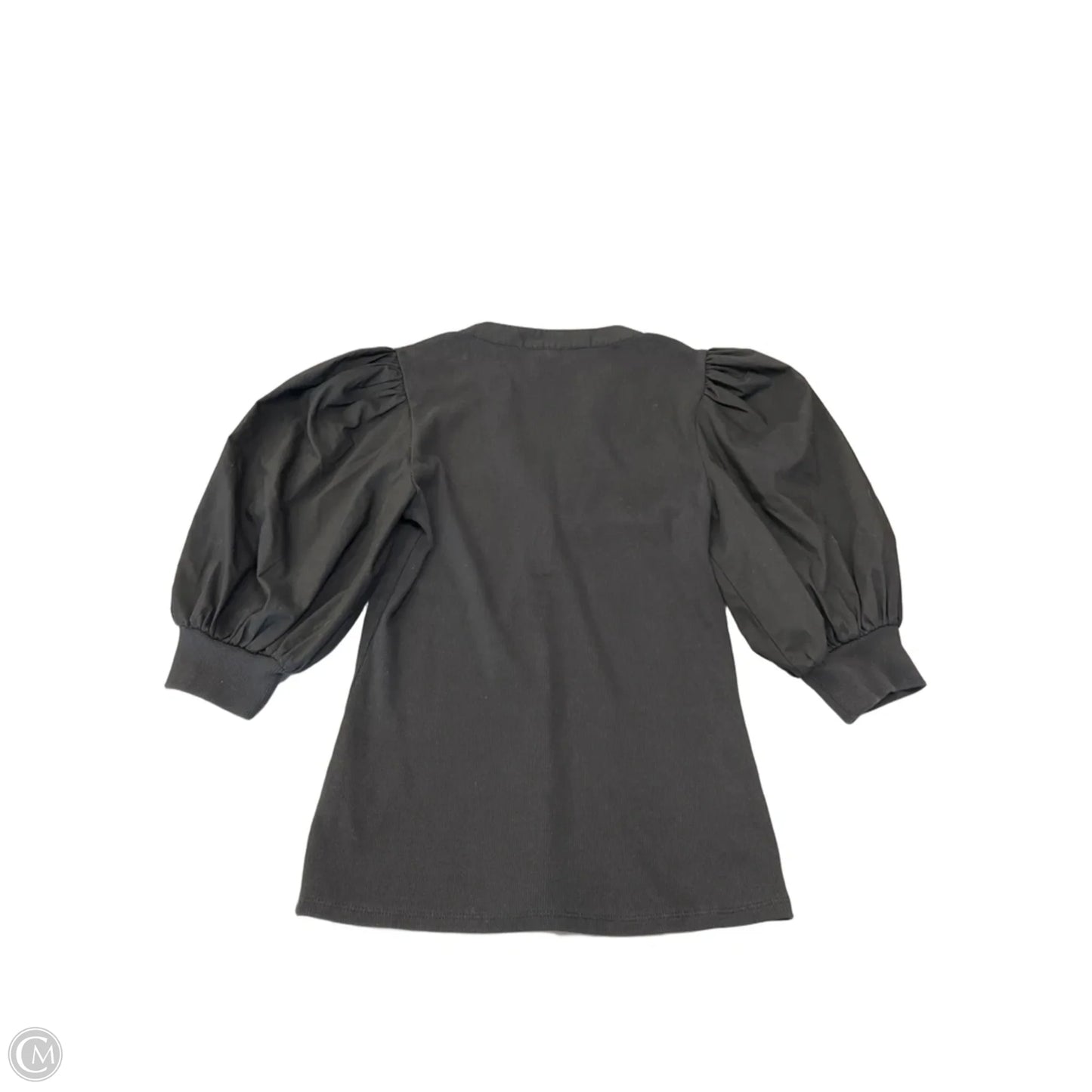 Blouse Short Sleeve By Express In Black, Size: S