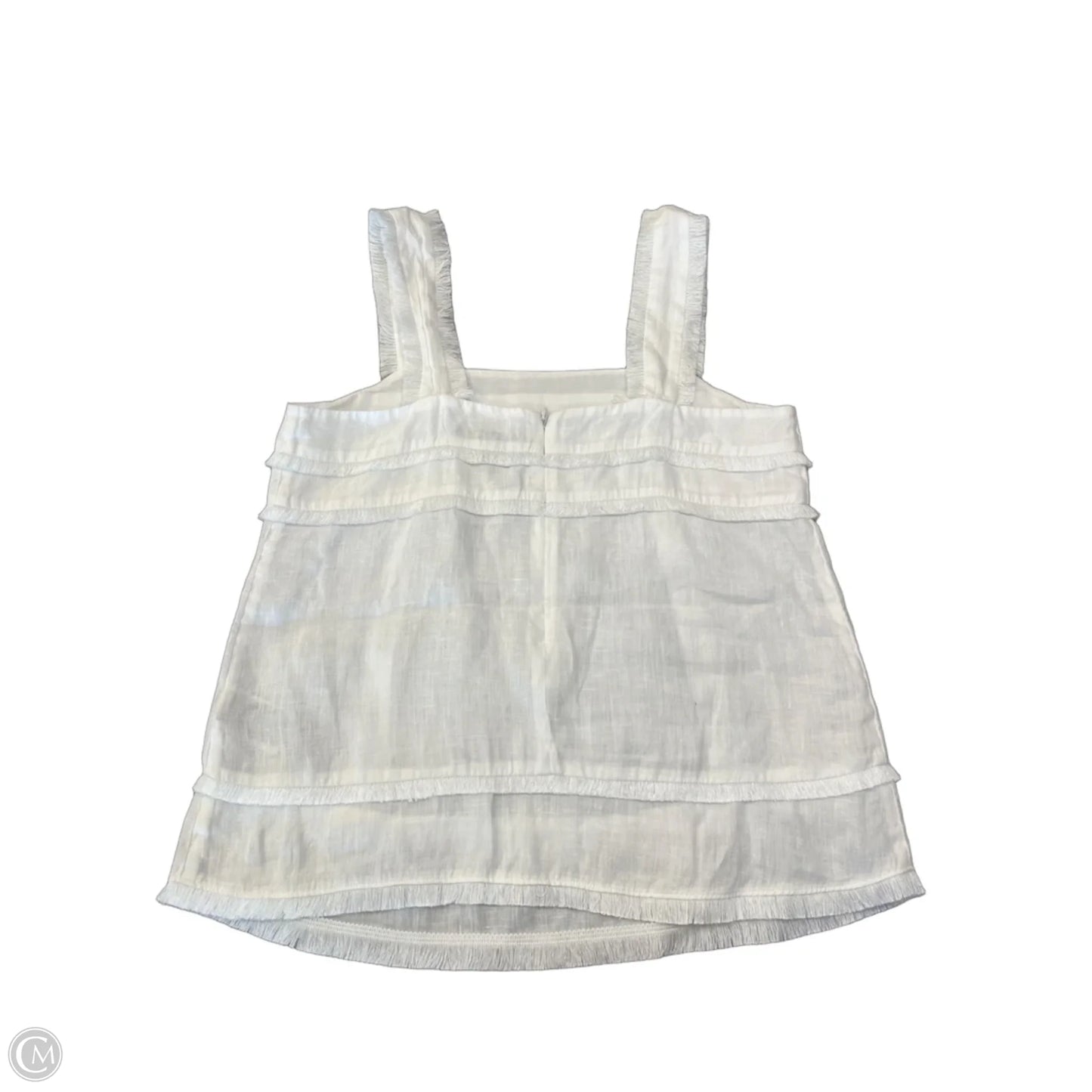 Blouse Sleeveless By J. Crew In White, Size: Xxs