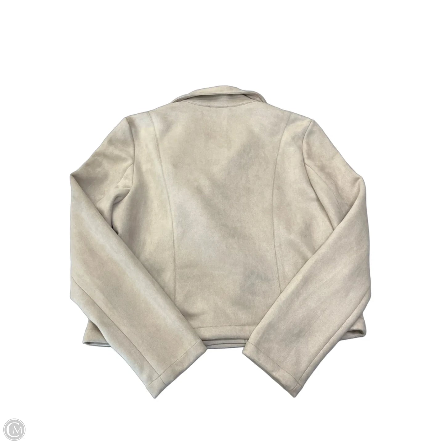 Jacket Moto By Mittoshop In Tan, Size: M
