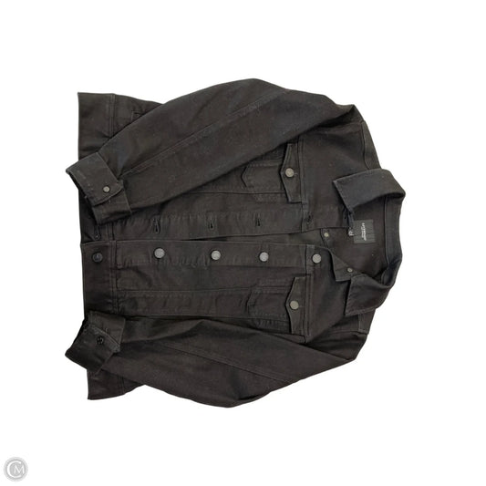 Jacket Denim By Liverpool In Black Denim, Size: M