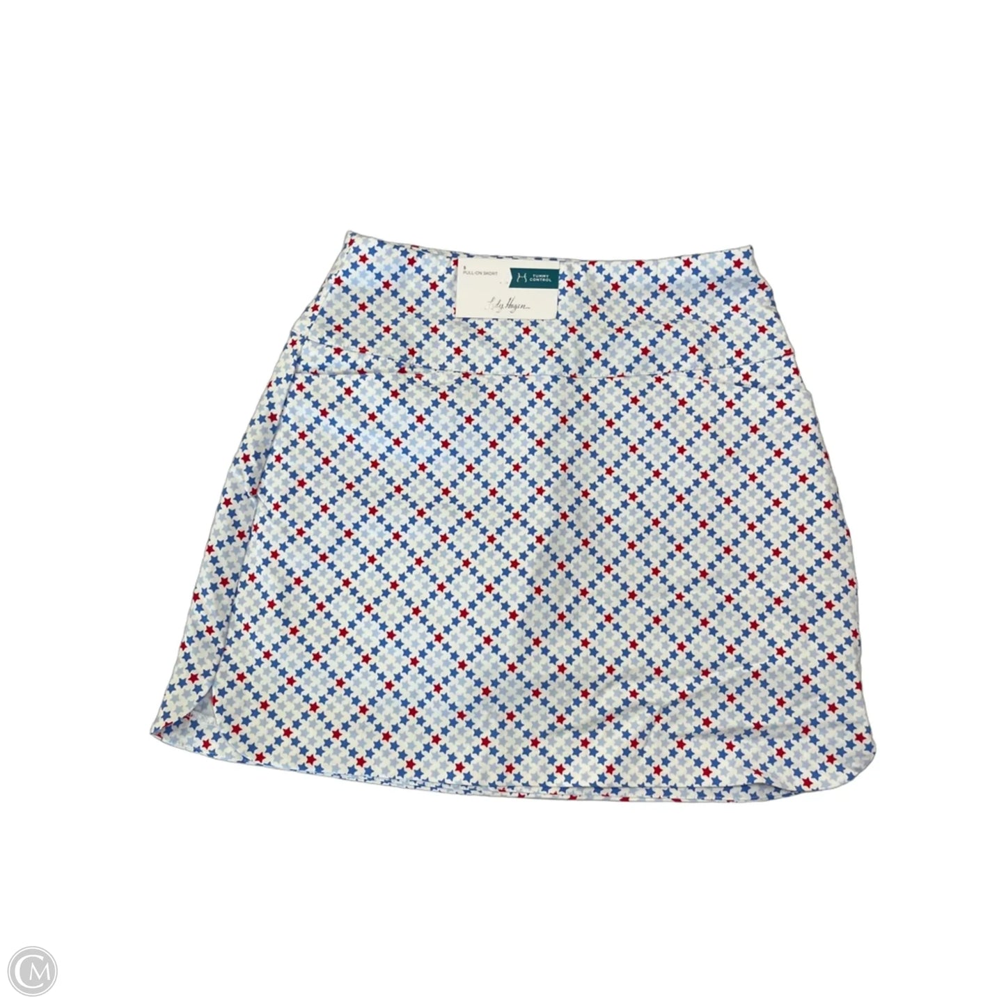 Athletic Skort By Lady Hagen In Blue Red & White, Size: S