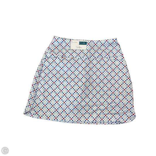 Athletic Skort By Lady Hagen In Blue Red & White, Size: S