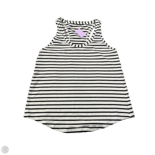 Athletic Tank Top By Lululemon In Striped Pattern, Size: M