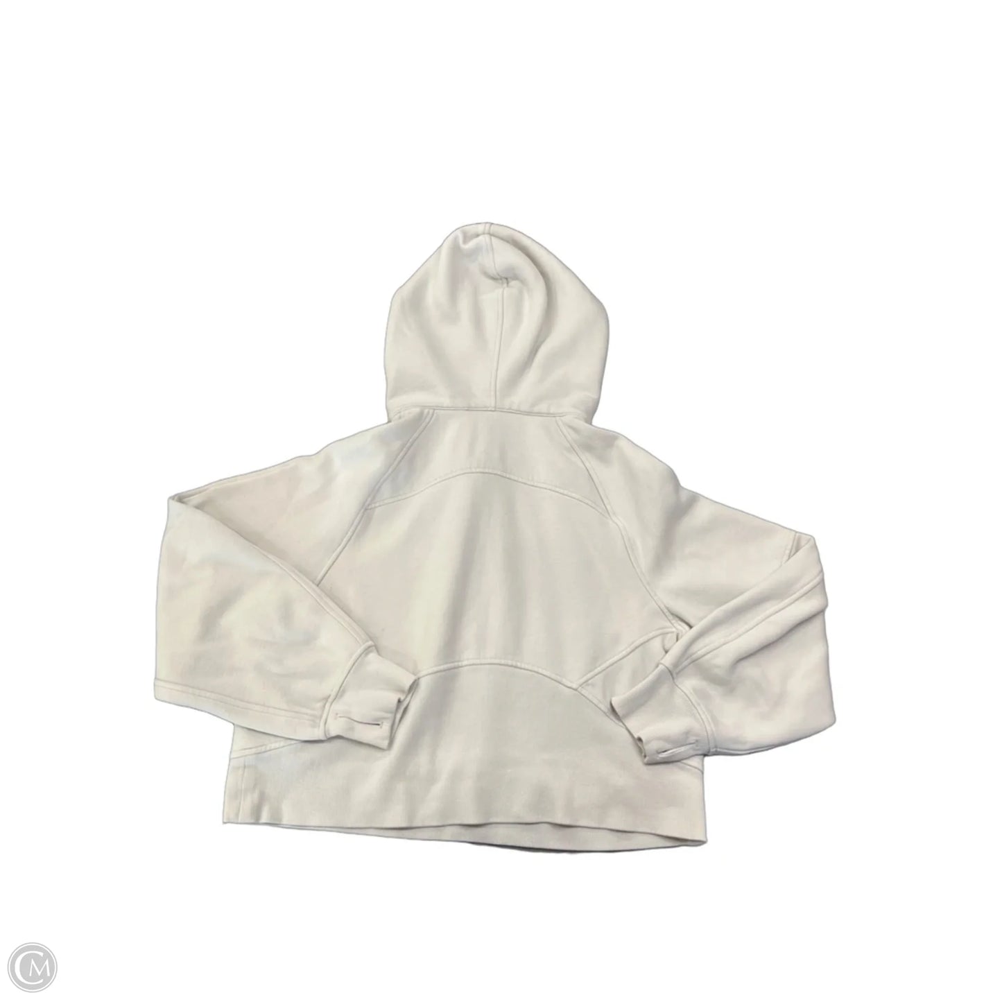 Athletic Jacket By Lululemon In Cream, Size: Xs