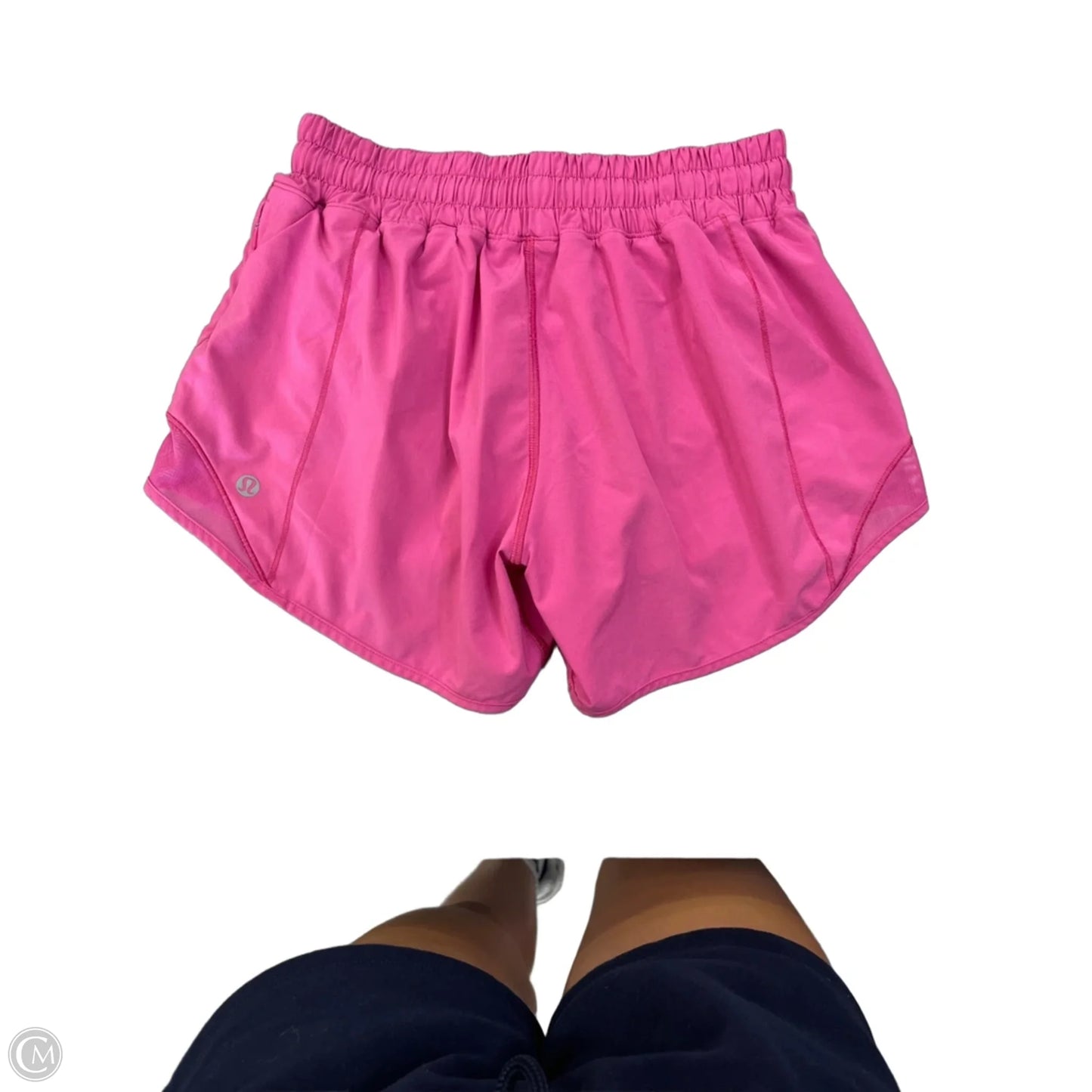 Athletic Shorts By Lululemon In Pink, Size: Xs