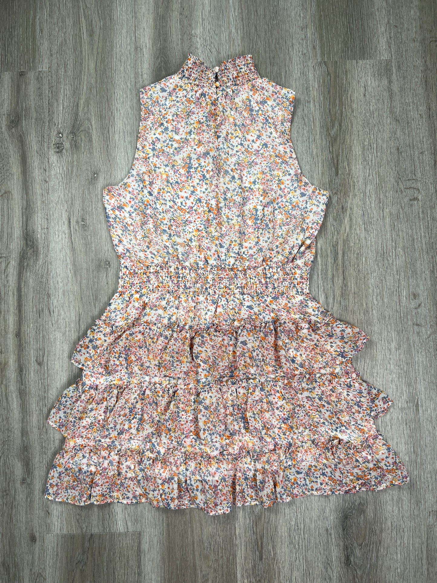 Floral Print Dress Casual Short 1.state, Size L