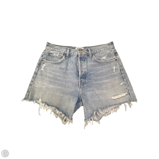 Shorts By Agolde In Blue Denim, Size: M