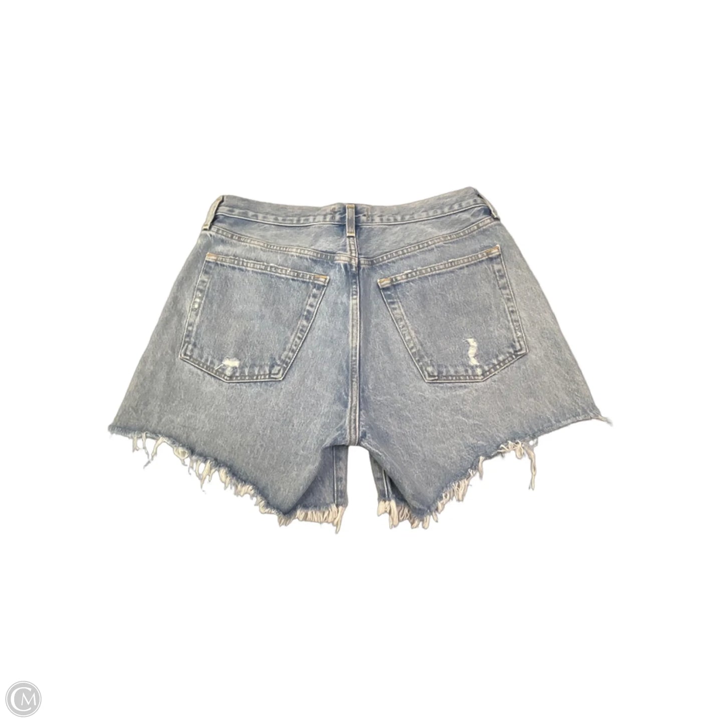 Shorts By Agolde In Blue Denim, Size: M