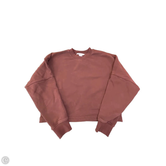 Athletic Sweatshirt Crewneck By Athleta In Maroon, Size: Xs