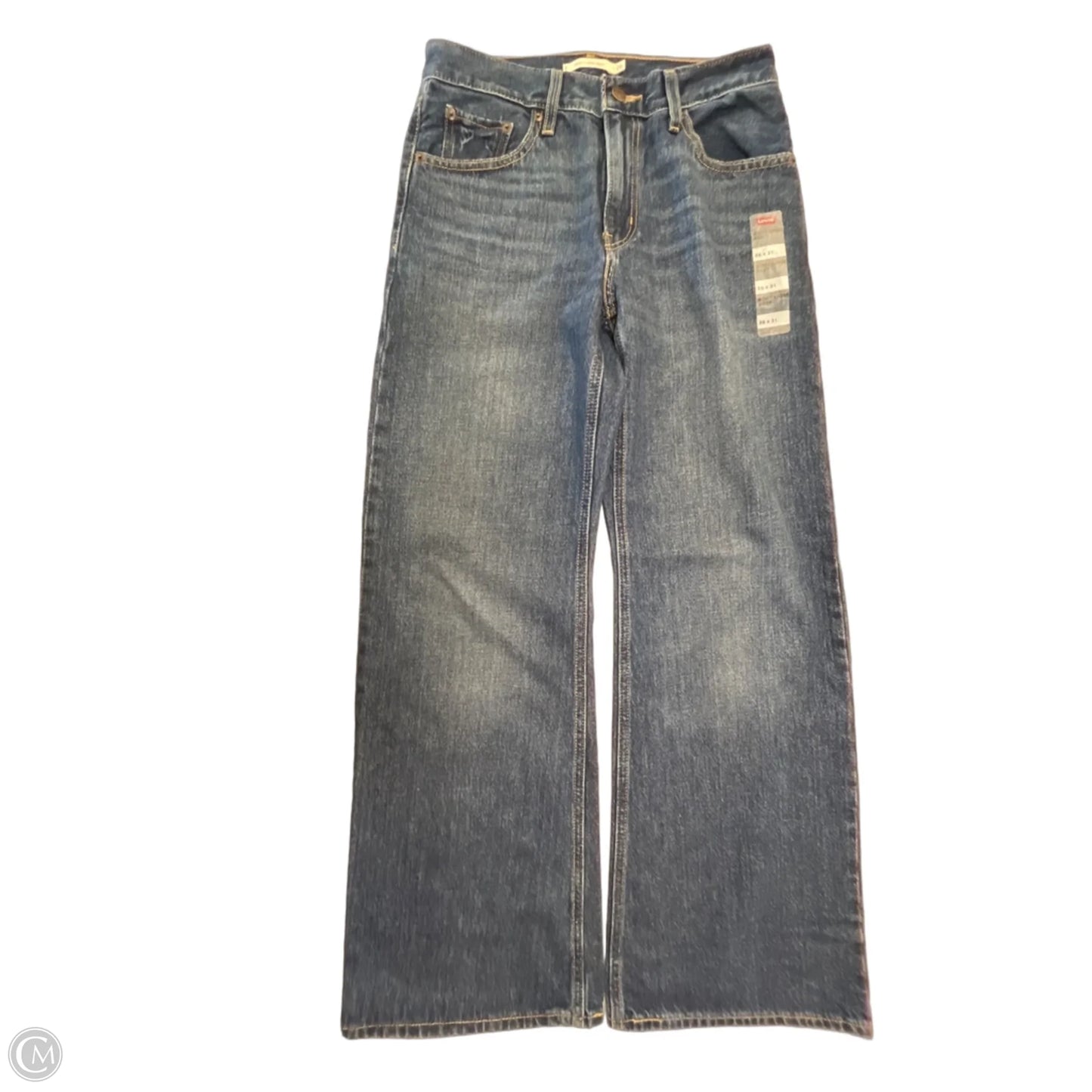 Jeans Boot Cut By Levis In Blue Denim, Size: 2