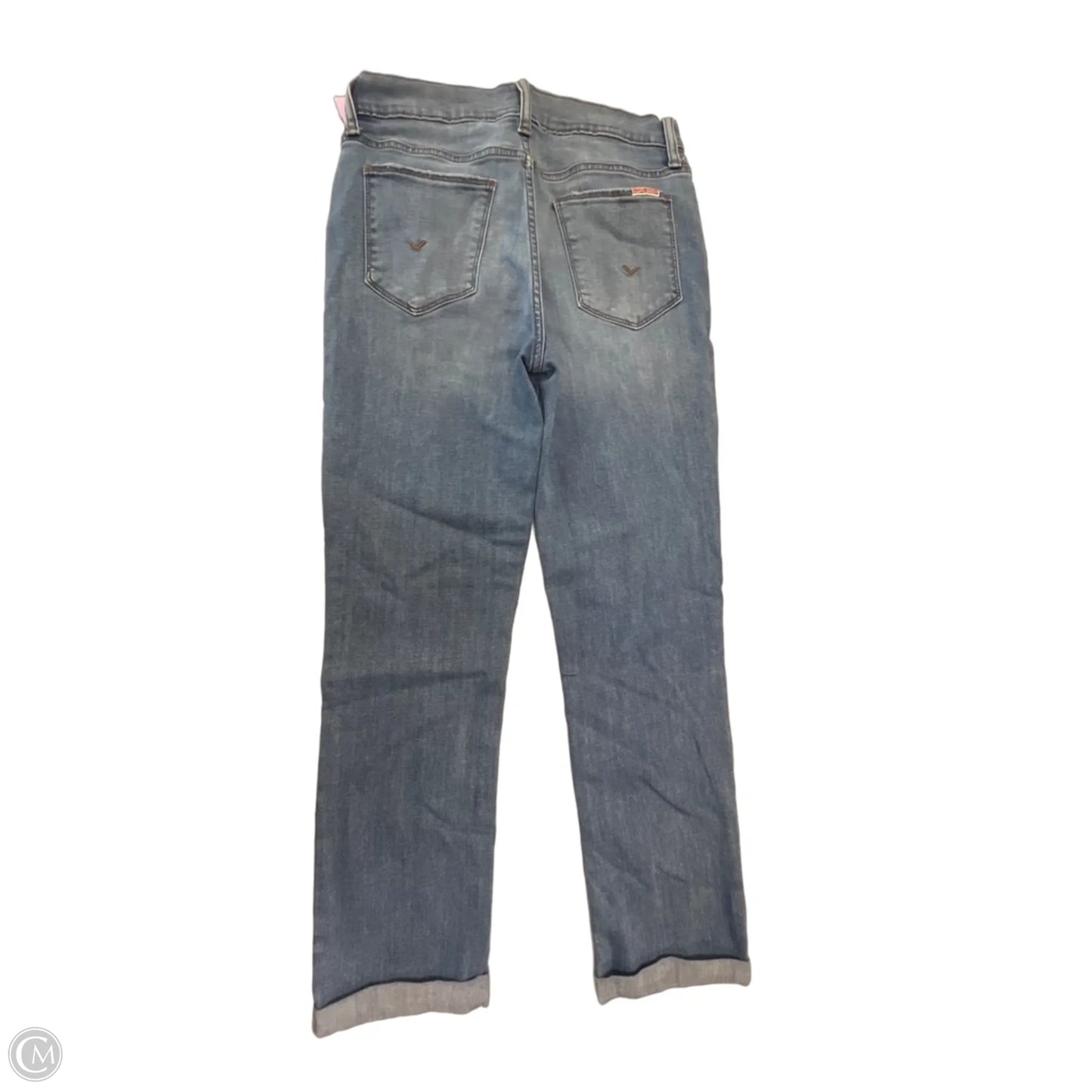 Jeans Straight By Hudson In Blue Denim, Size: 4