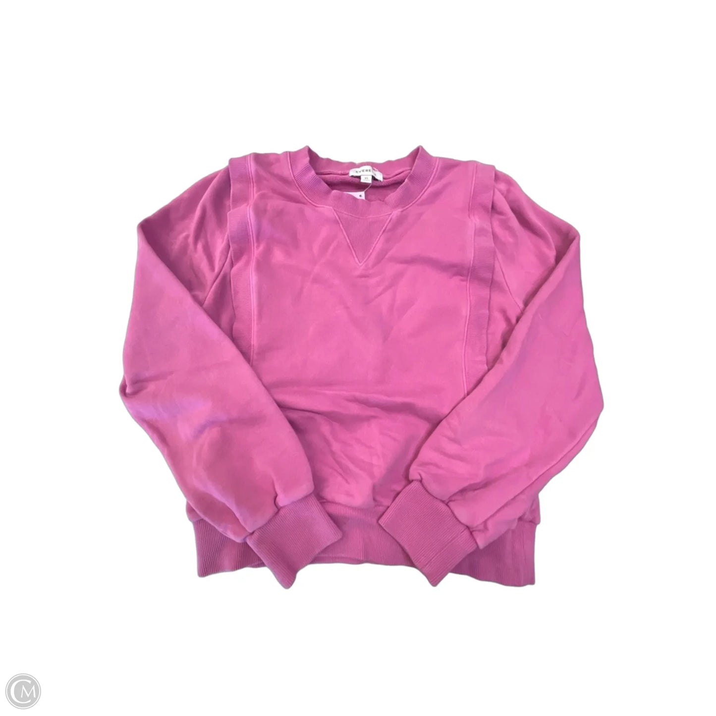 Top Long Sleeve By Evereve In Pink, Size: Xs