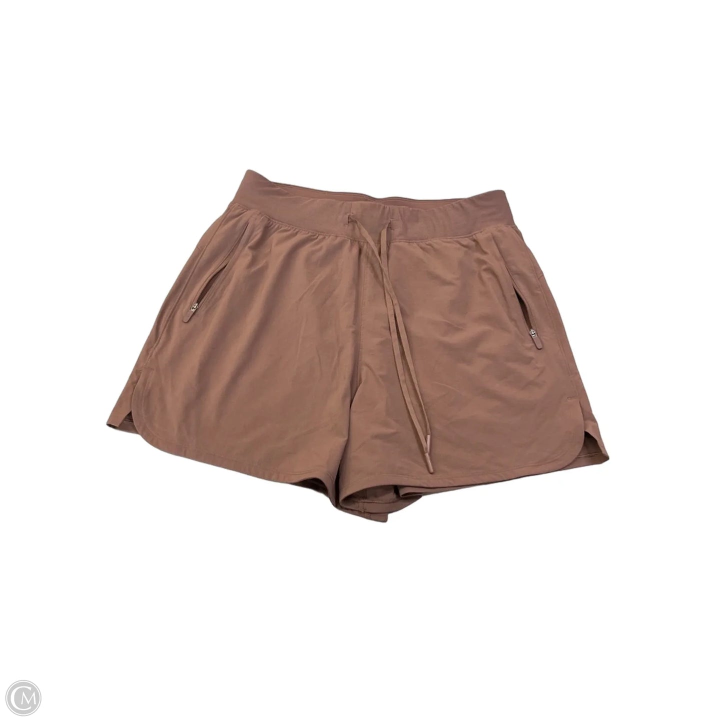Athletic Shorts By Lululemon In Brown, Size: M