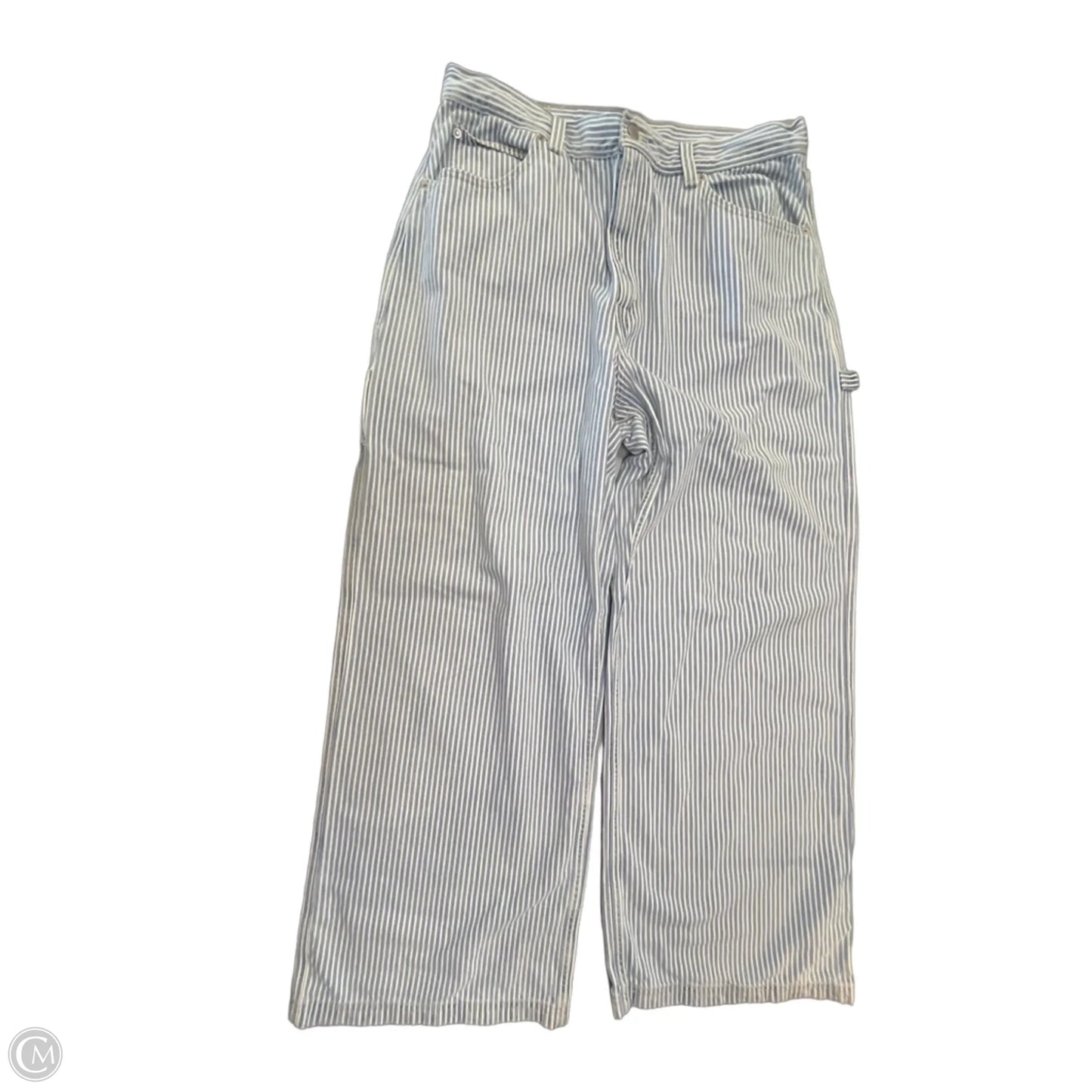 Jeans Wide Leg By Levis In Blue Denim, Size: 18