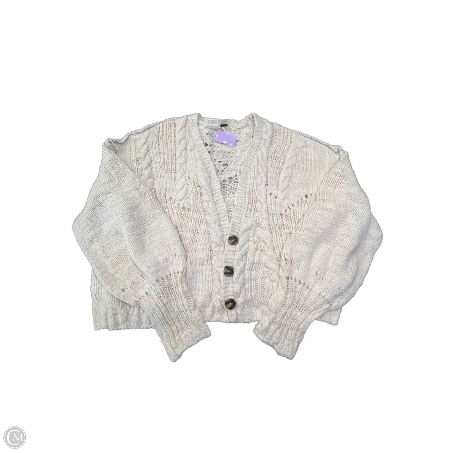 Cardigan By Free People In White, Size: L
