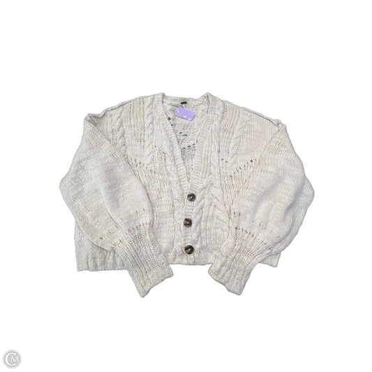 Cardigan By Free People In White, Size: L