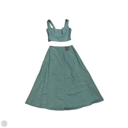 Skirt Set 2pc By Banana Republic In Green, Size: Xs