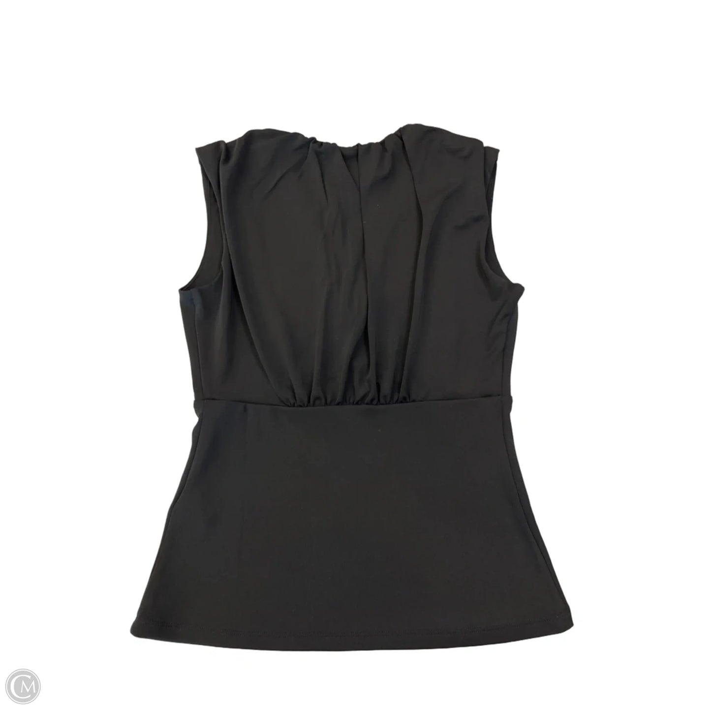 Blouse Sleeveless By Banana Republic In Black, Size: Xs