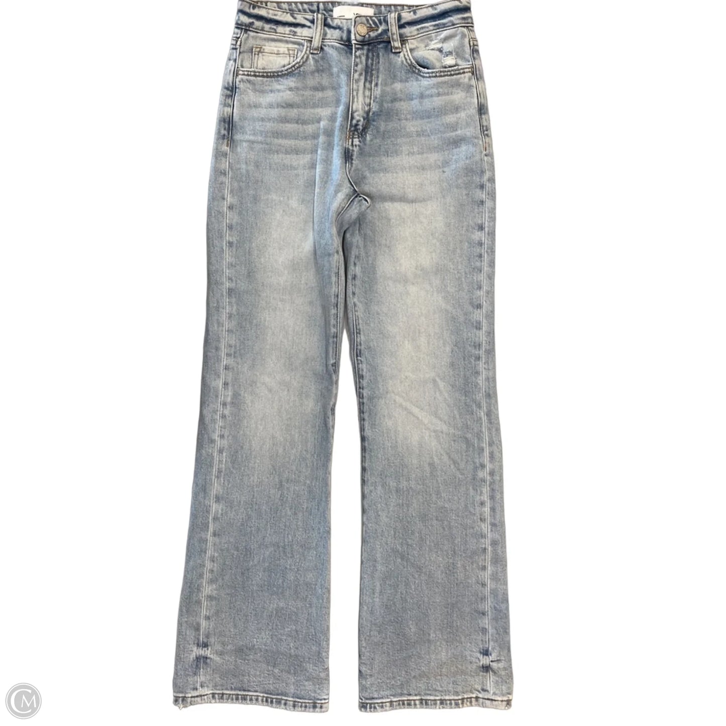 Jeans Flared By Vervet In Blue Denim, Size: 0
