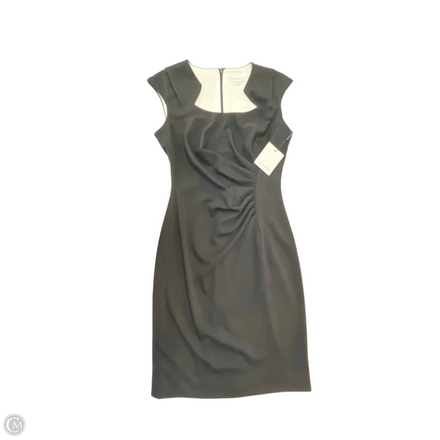 Dress Work By Calvin Klein In Black, Size: S