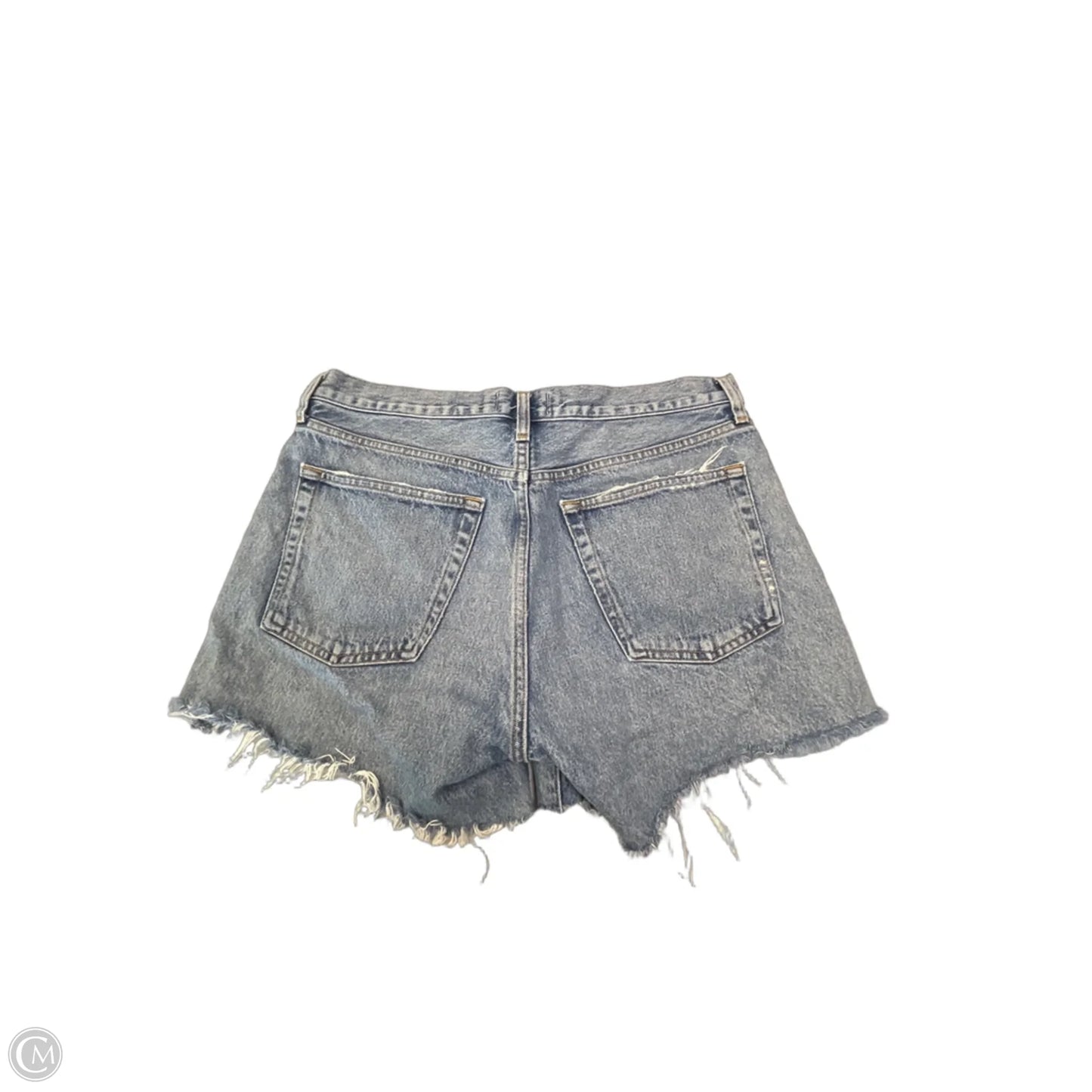 Shorts By Agolde In Blue Denim, Size: M