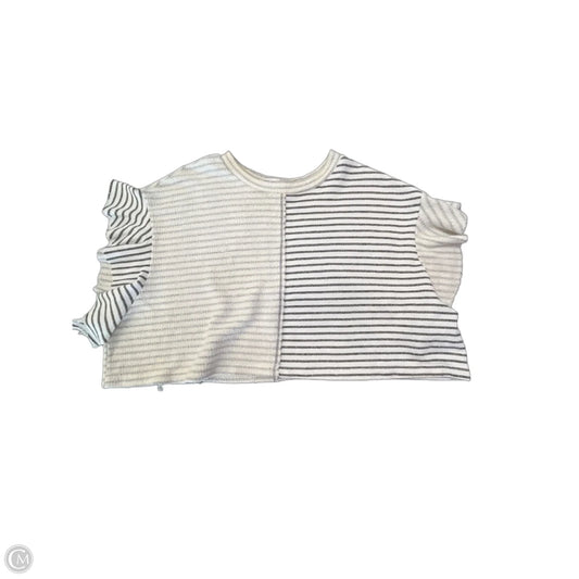 Top Short Sleeve By Bucketlist In Striped Pattern, Size: S