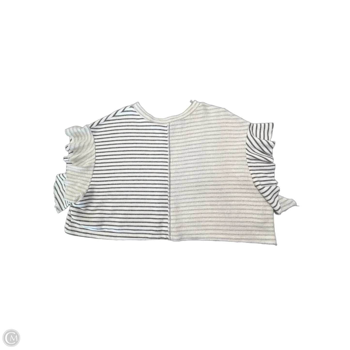 Top Short Sleeve By Bucketlist In Striped Pattern, Size: S