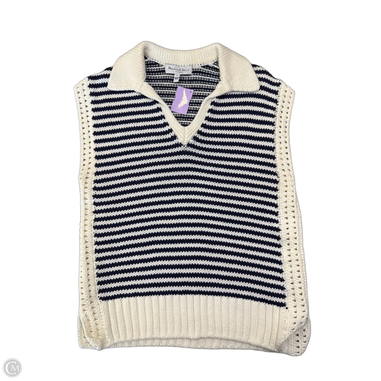 Top Sleeveless By Michael Stars In Striped Pattern, Size: Xs