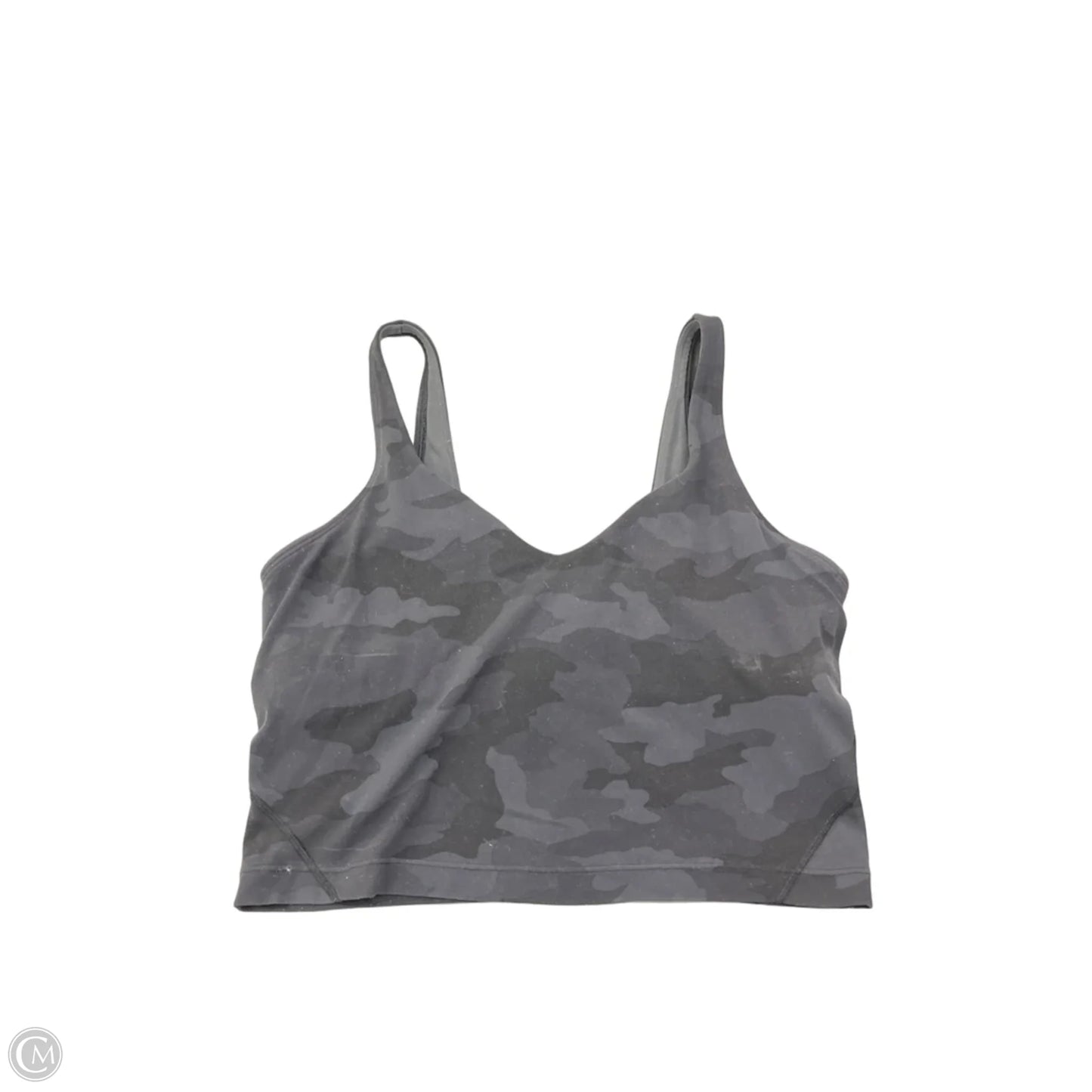 Athletic Tank Top By Lululemon In Grey, Size: M
