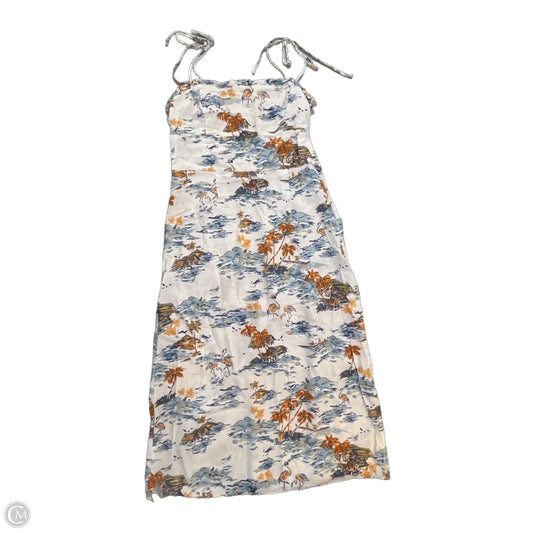 Dress Casual Midi By Free People In White, Size: L