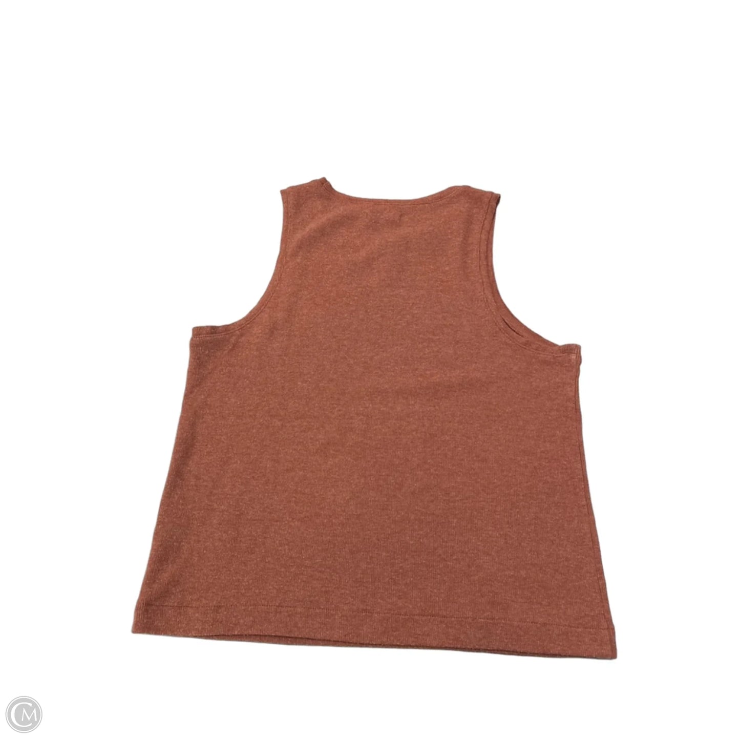Top Sleeveless By Madewell In Orange, Size: L