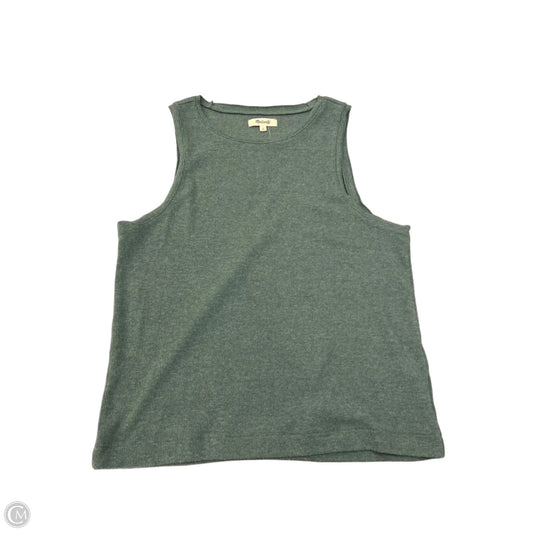Top Sleeveless By Madewell In Green, Size: L