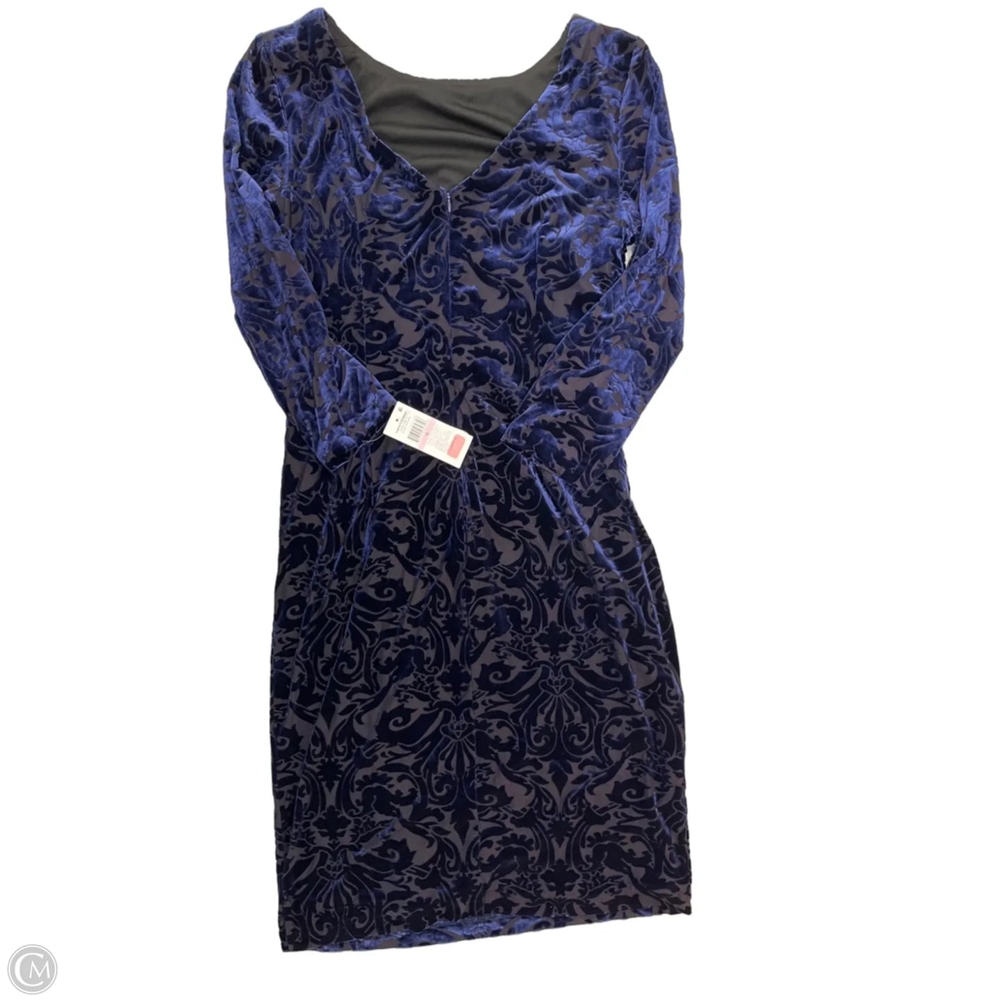 Dress Party Midi By Clothes Mentor In Blue, Size: M