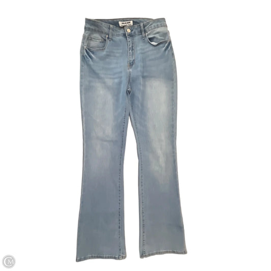 Jeans Flared By Wax Jean In Blue Denim, Size: 10
