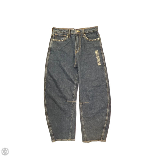 Jeans Wide Leg By Gap In Blue Denim, Size: 4