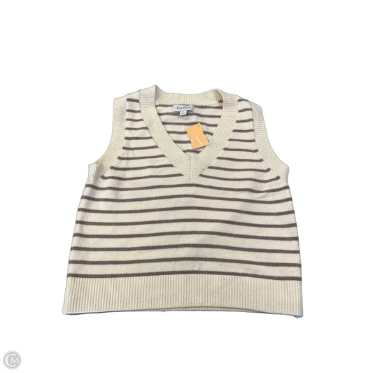 Vest Sweater By Evereve In Cream, Size: S