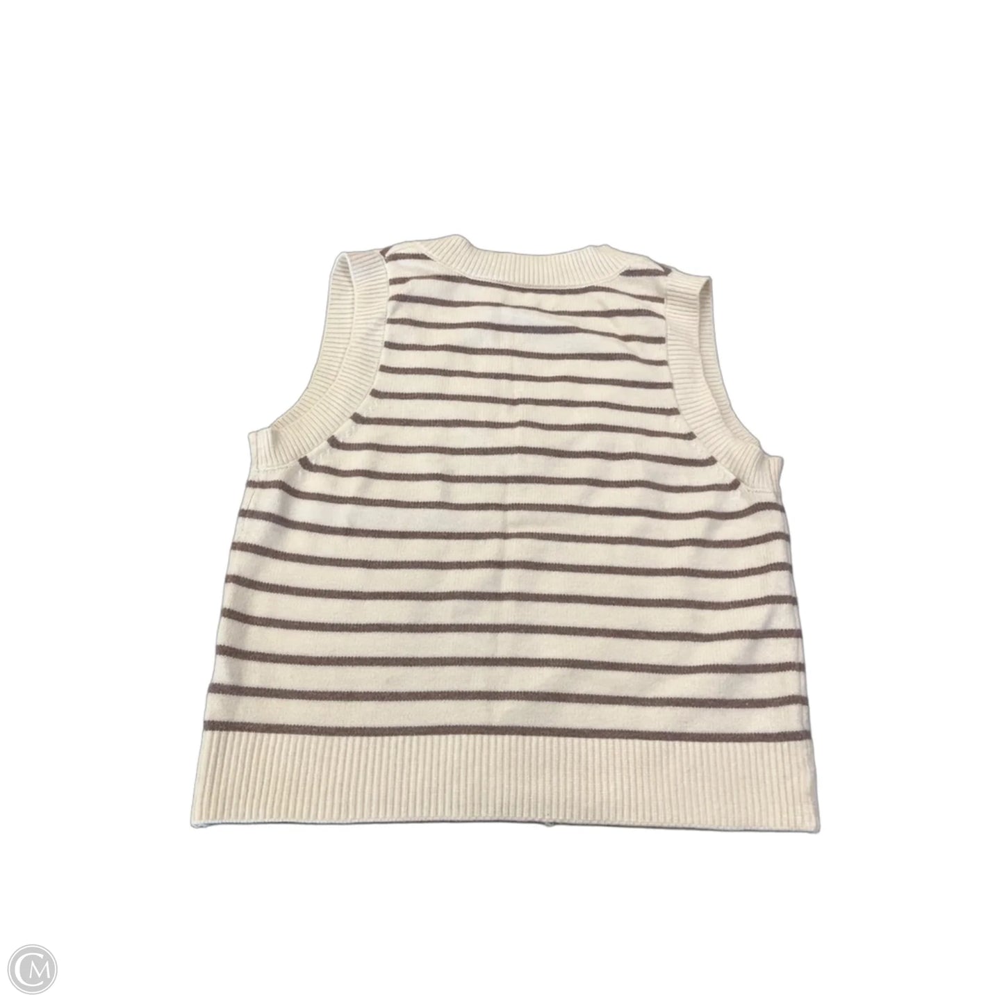 Vest Sweater By Evereve In Cream, Size: S