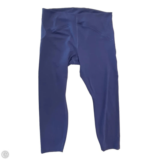 Athletic Leggings By Lululemon In Blue, Size: Xl
