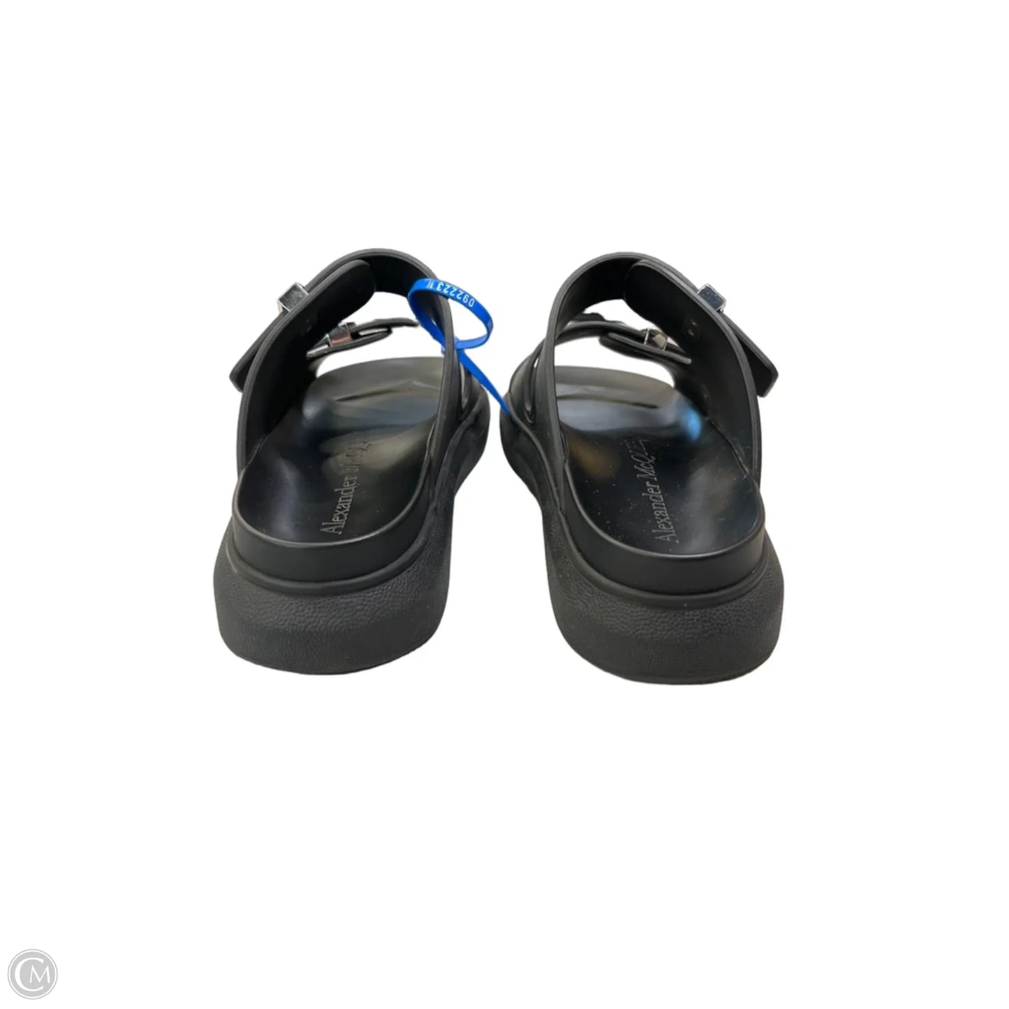 Sandals Luxury Designer By Alexander Mcqueen In Black, Size: 7