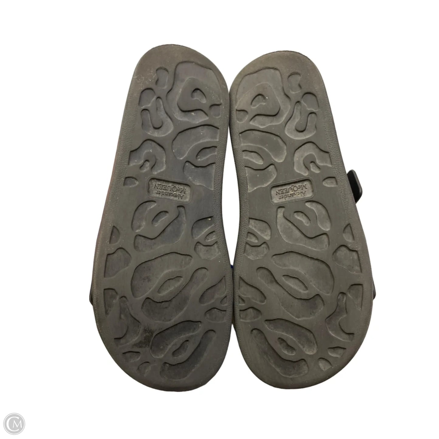 Sandals Luxury Designer By Alexander Mcqueen In Black, Size: 7