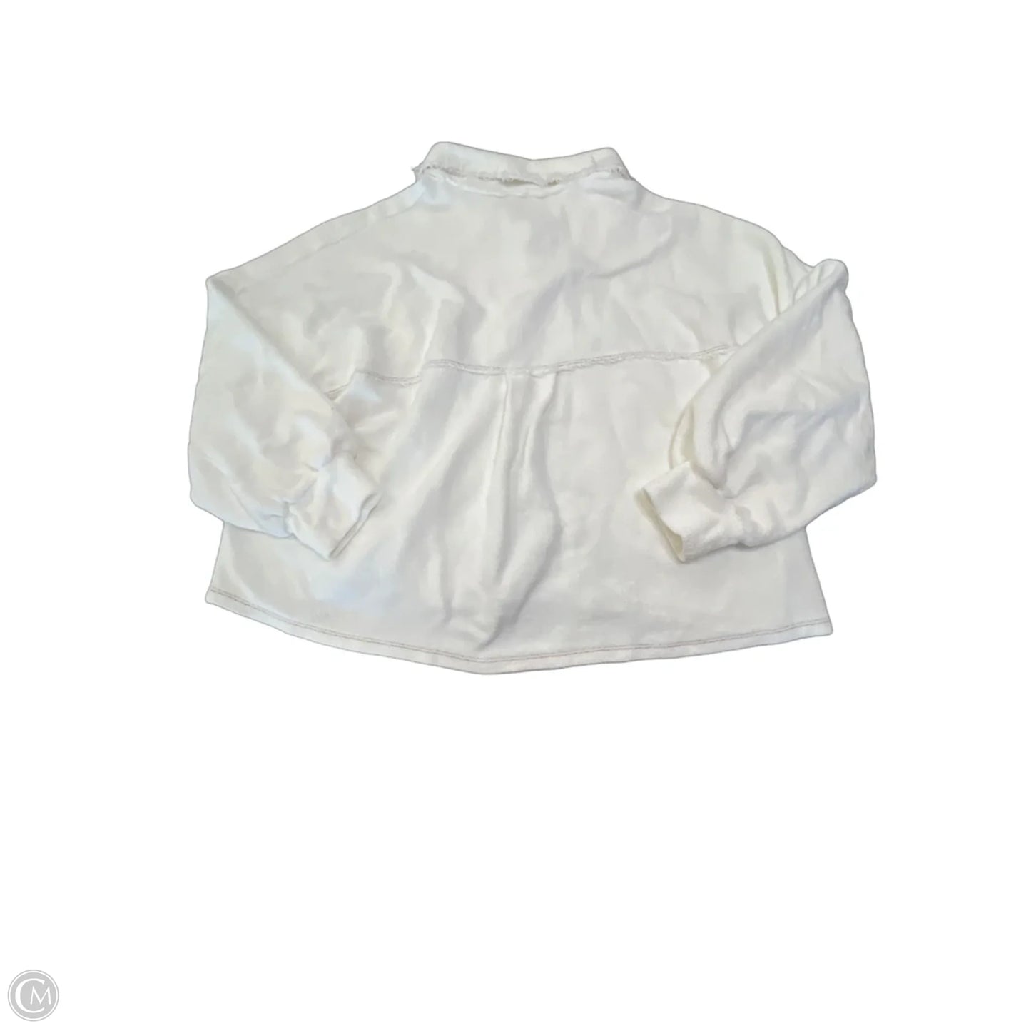 Jacket Shirt By Bucketlist In White, Size: L