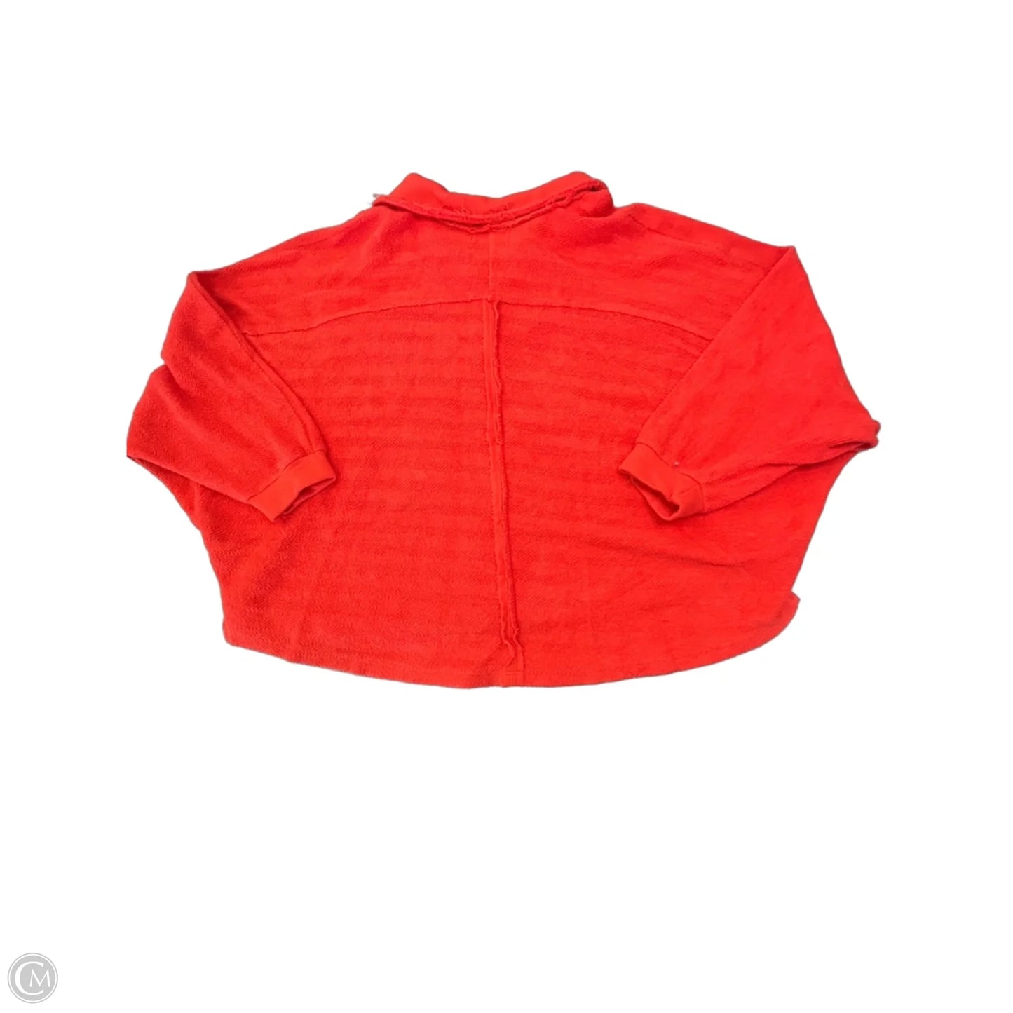 Sweatshirt Collar By Bucketlist In Red, Size: L