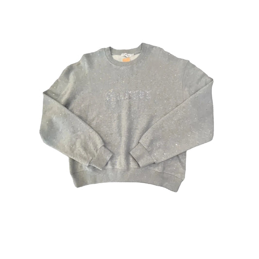 Sweatshirt Crewneck By Good American In Grey, Size: M