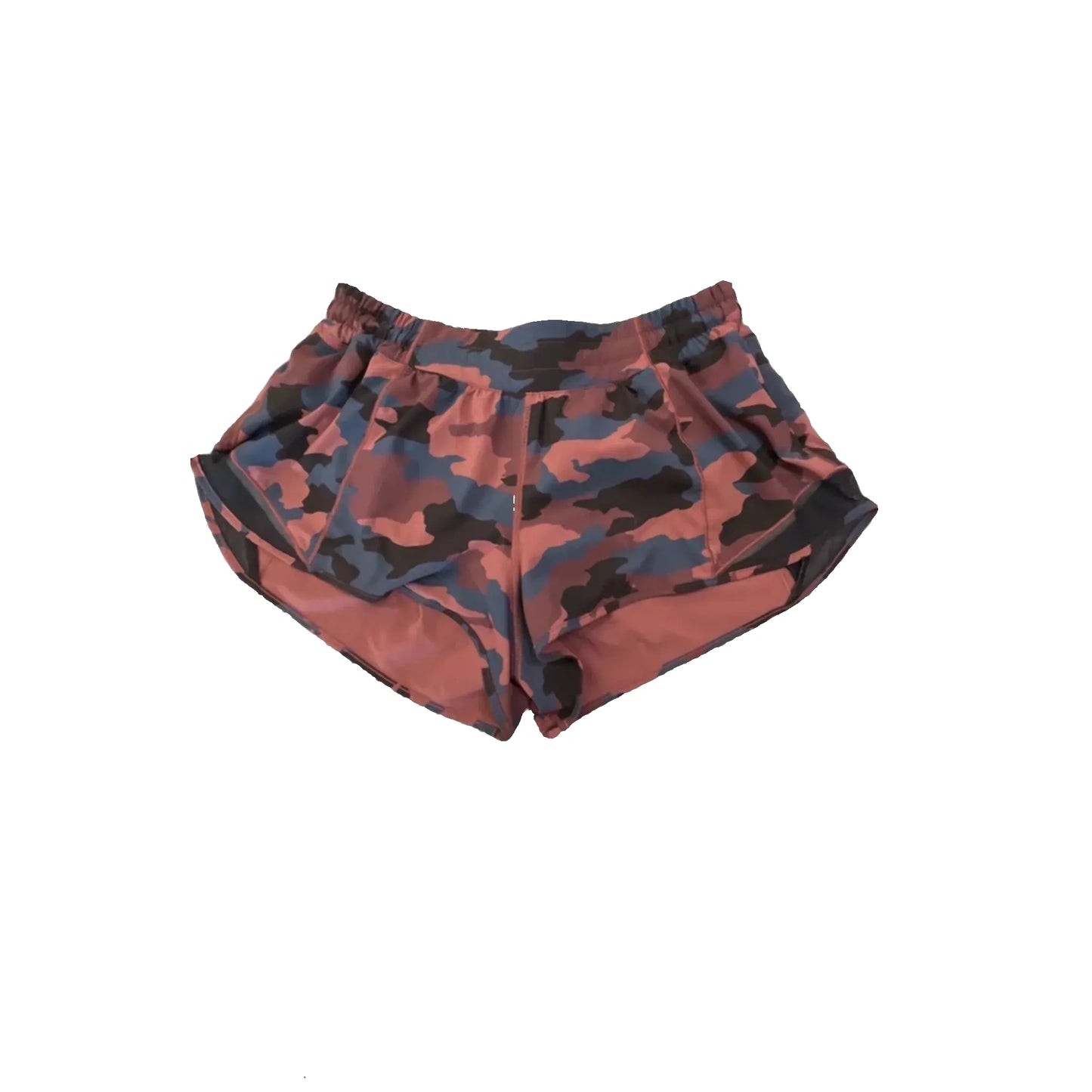 Athletic Shorts By Lululemon In Camouflage Print, Size: M