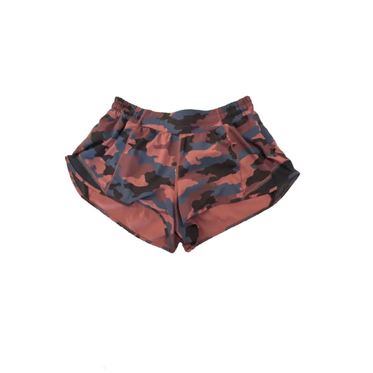 Athletic Shorts By Lululemon In Camouflage Print, Size: M