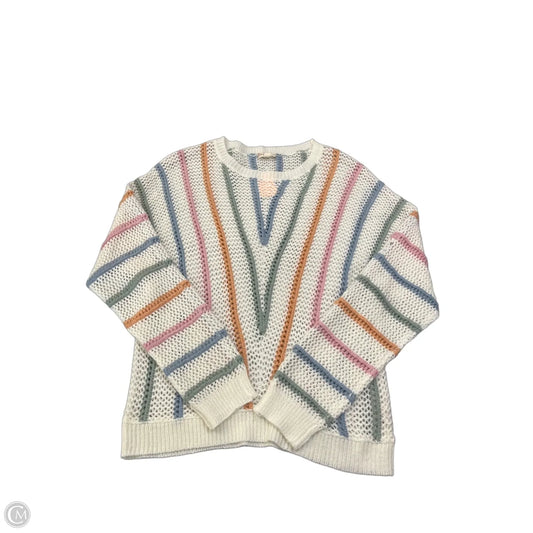 Top Long Sleeve By Hem & Thread In Multi-colored, Size: S
