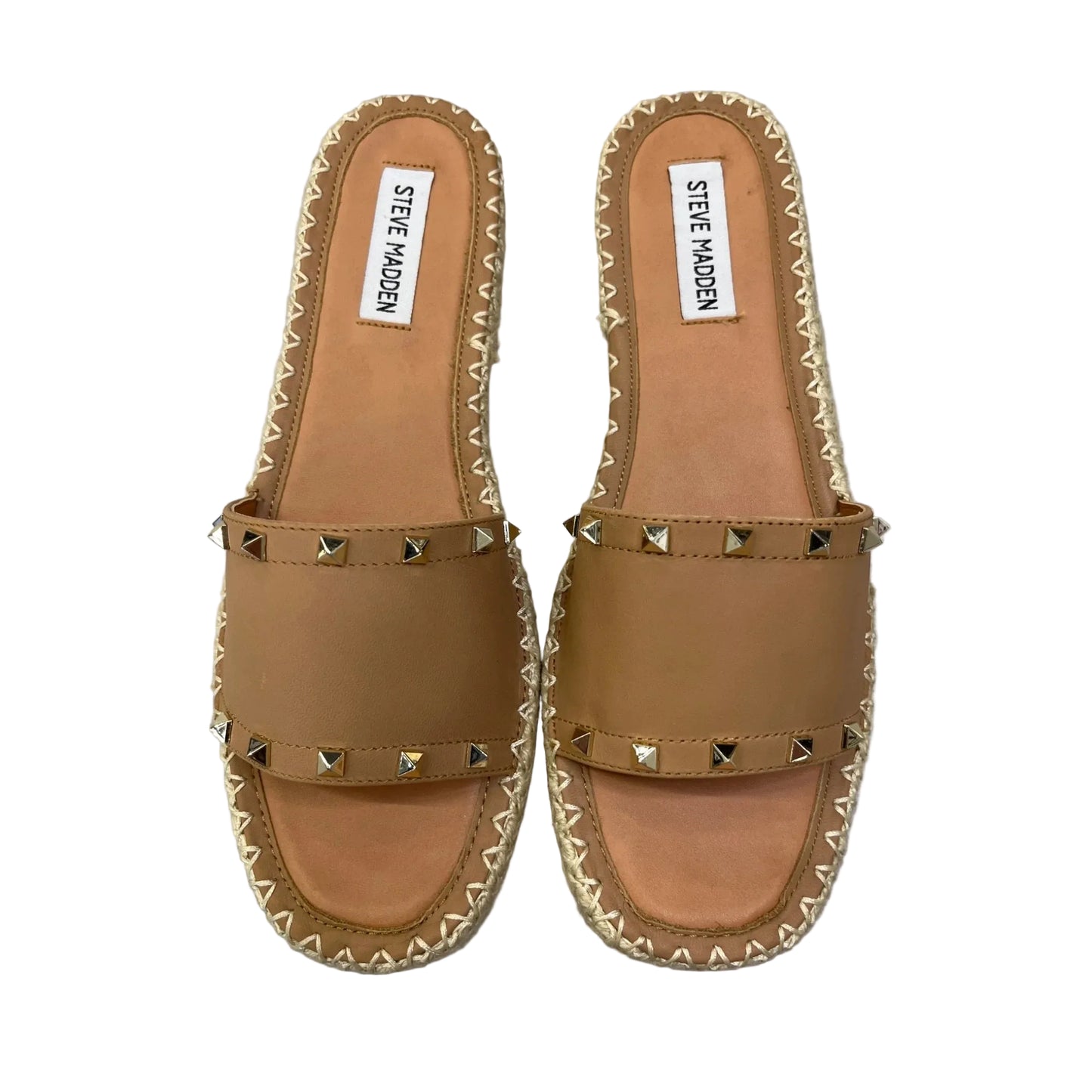 Sandals Flats By Steve Madden In Brown, Size: 9