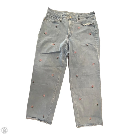 Jeans Wide Leg By Old Navy In Blue Denim, Size: 12p
