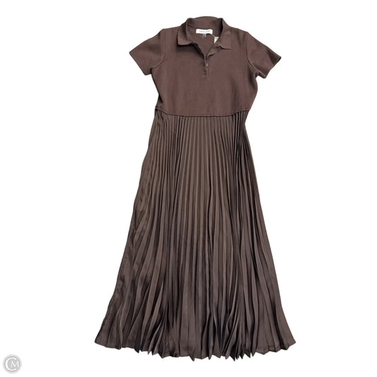 Dress Casual Maxi By Taylor In Brown, Size: L